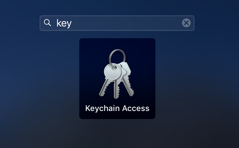 fix mac keychain access